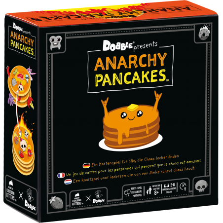 Dobble - Anarchy pancakes, Reactiespel, Asmodee