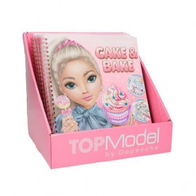 TOPModel, Cake & Bake kleurboek met pailletten 13386