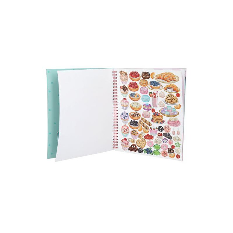 TOPModel, Cake & Bake kleurboek met pailletten 13386