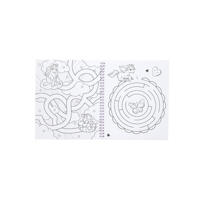 Ylvi, Kleurboek met eenhoorn pailletten 13587