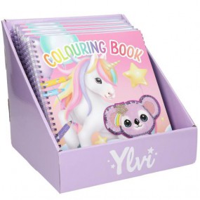 Ylvi, Kleurboek met eenhoorn pailletten 13587