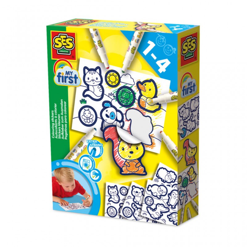 SES - My first, stickers kleuren