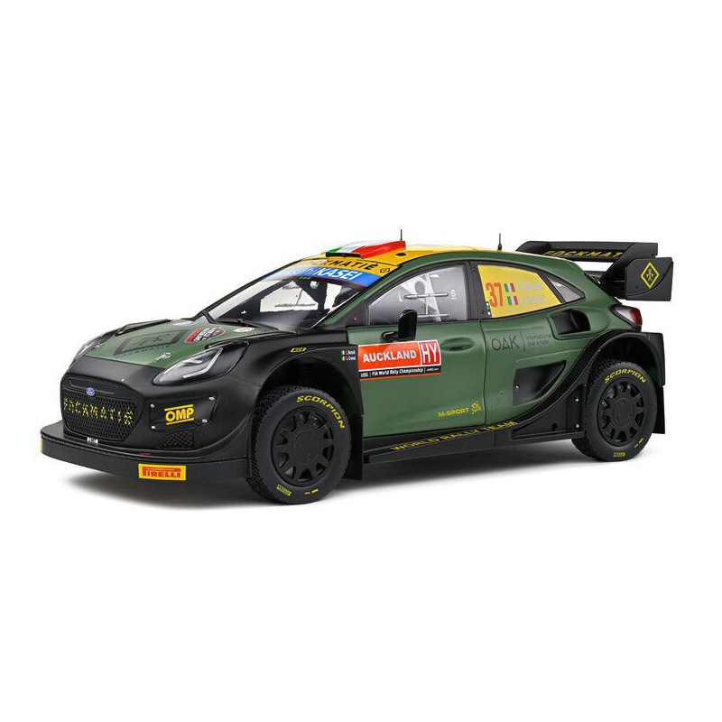Ford Puma Rally 1 New Zealand '22 Nr7 Bertelli/Scattolin (Groen) - 1:18 - Solido