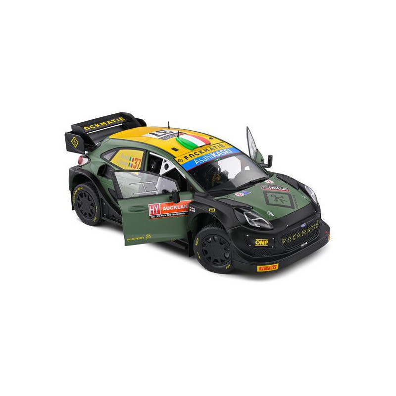 Ford Puma Rally 1 New Zealand '22 Nr7 Bertelli/Scattolin (Groen) - 1:18 - Solido