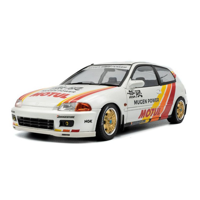 Honda Civic (EG6) Solido Works Mugen Racing '92 (Wit) - 1:18 - Solido