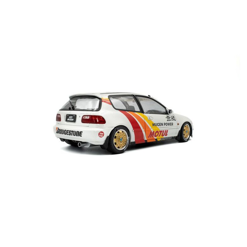 Honda Civic (EG6) Solido Works Mugen Racing '92 (Wit) - 1:18 - Solido