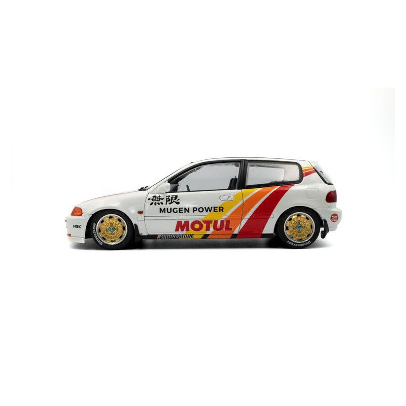 Honda Civic (EG6) Solido Works Mugen Racing '92 (Wit) - 1:18 - Solido