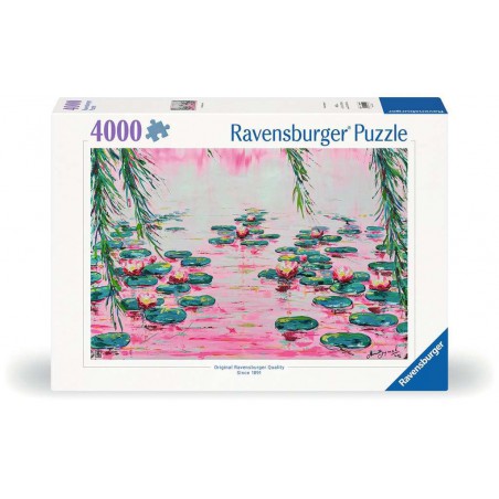 Pink Water Lillies, 4000stukjes Ravensburger