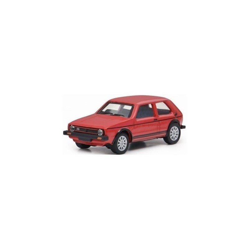 Volkswagen Golf I GTI Rood 1:87, Schuco