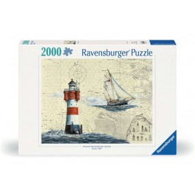 Romantische vuurtoren, 2000 stukjes Ravensburger