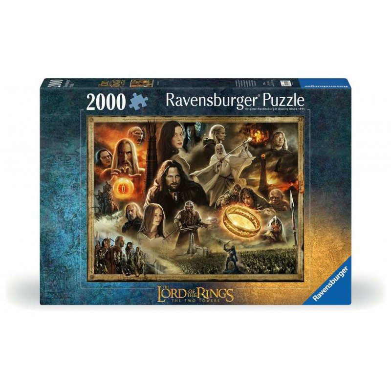 Lord of the Rings, The Two Towers, 2000 stukjes Ravensburger