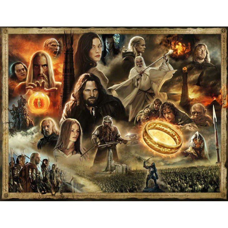 Lord of the Rings, The Two Towers, ravensburger 2000stukjes