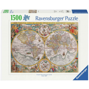 Wereldkaart 1594, 1500 stukjes ravensburger