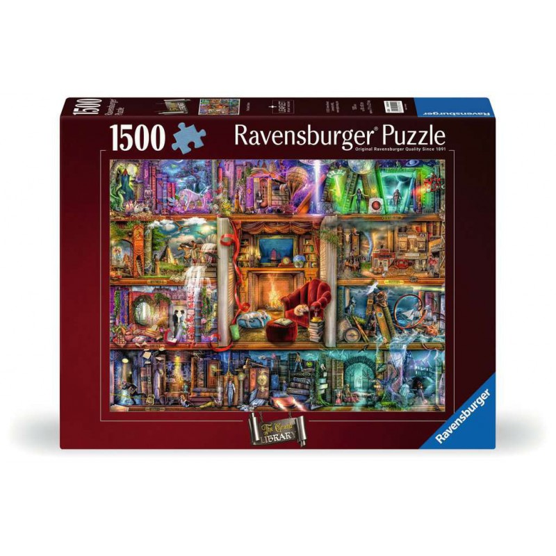 De grote bibliotheek, 1500 stukjes Ravensburger