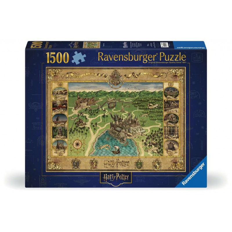 Harry Potter, De kaart van Zweinstein, 1500 stukjes Ravensburger