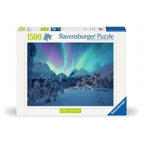 Dansend noorderlicht, ravensburger  1500stukjes