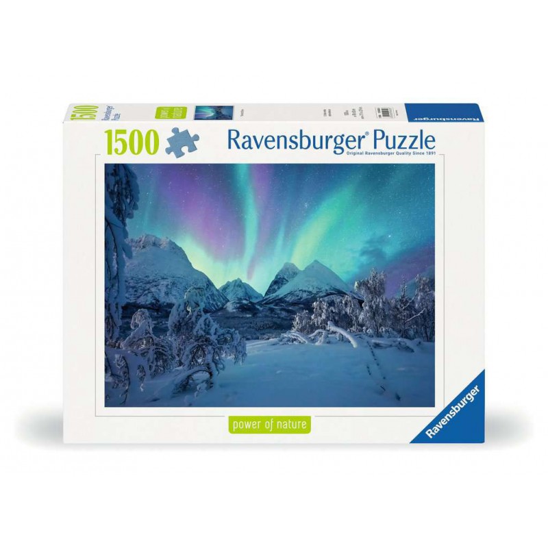 Dansend noorderlicht, ravensburger  1500stukjes