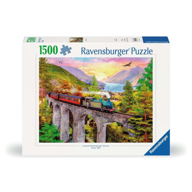 Treinrit in de herfst, 1500 stukjes Ravensburger
