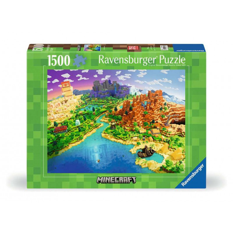 World of Minecraft, 1500 stukjes Ravensburger