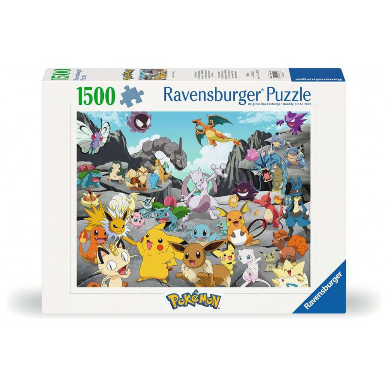 Pokemon Classics, ravensburger  1500stukjes