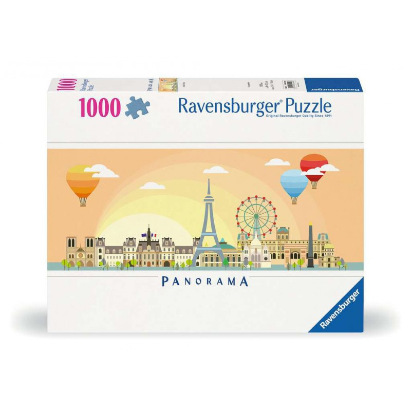 Een dag in Parijs, Panorama 1000 stukjes Ravensburger