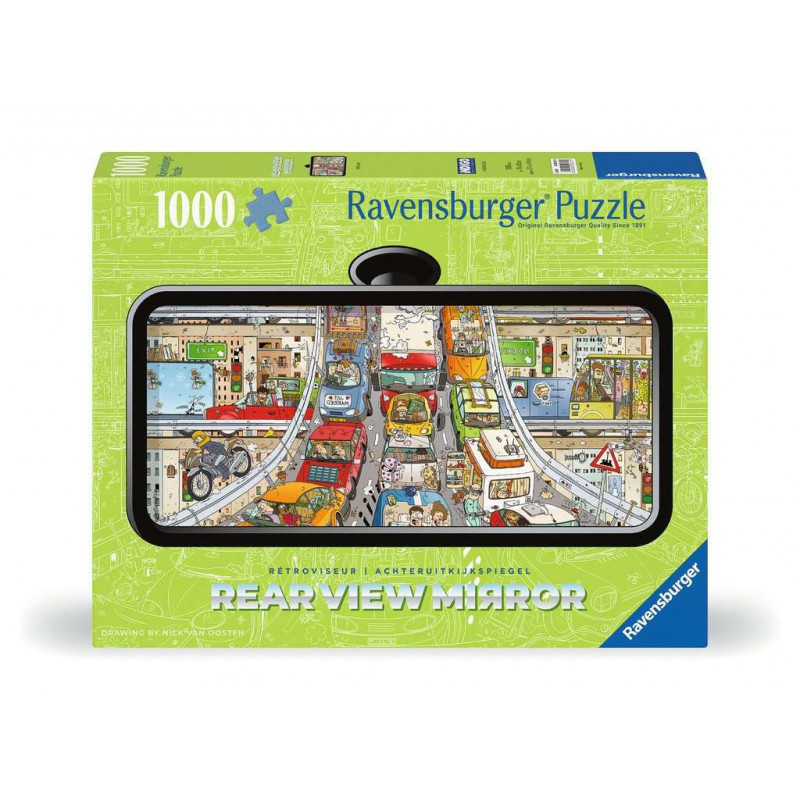 Rearview mirror - Verkeerschaos, 1000 stukjes Ravensburger