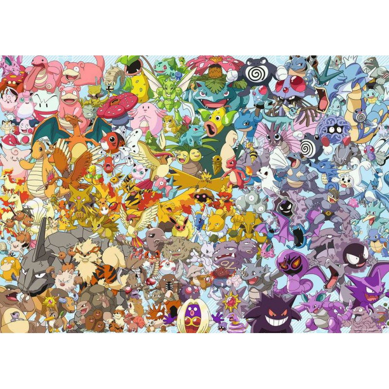 1000stukjes Ravensburger Pokemon challenge
