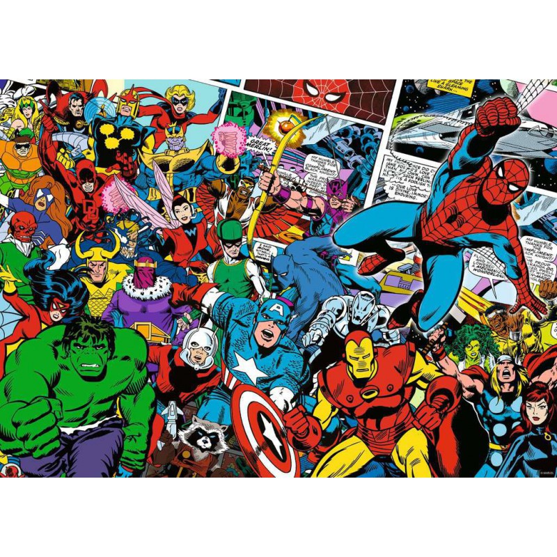 1000stukjes Ravensburger Marvel  challenge