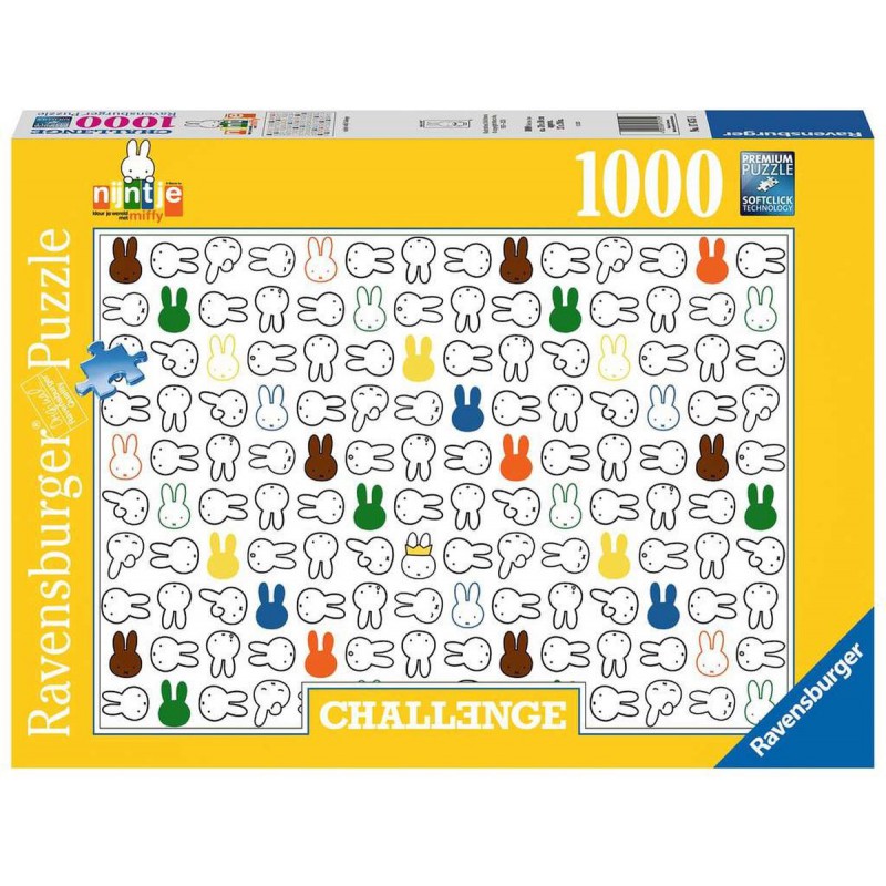 Nijntje challenge, 1000 stukjes Ravensburger