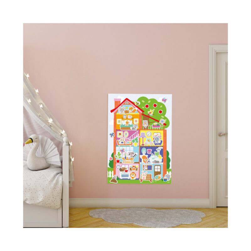 SES - My first, mijn eerste poster met stickers (huis)