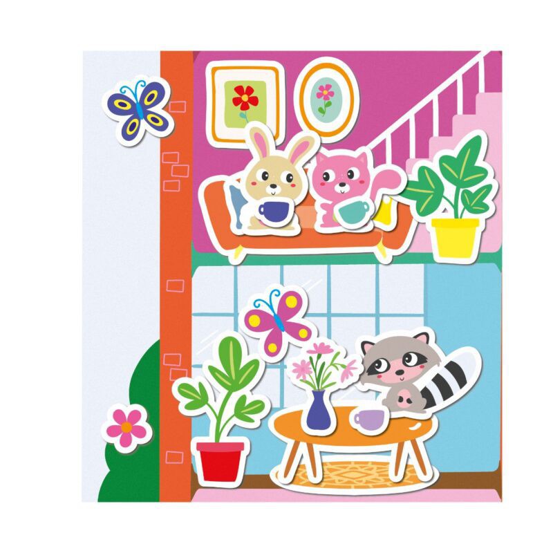 SES - My first, mijn eerste poster met stickers (huis)