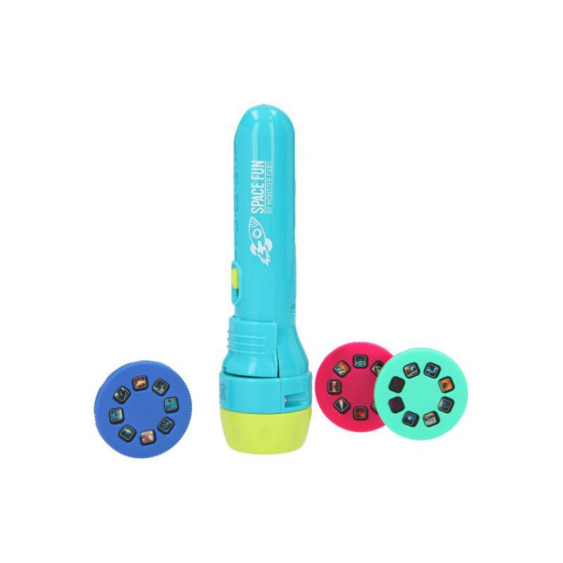 Monster Cars, Zaklamp met plaatjes SPACE FUN 5668