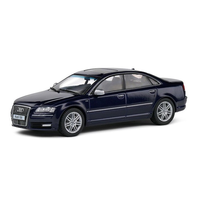 Audi S8 D3 '10 (blauw) - 1:43 - Solido