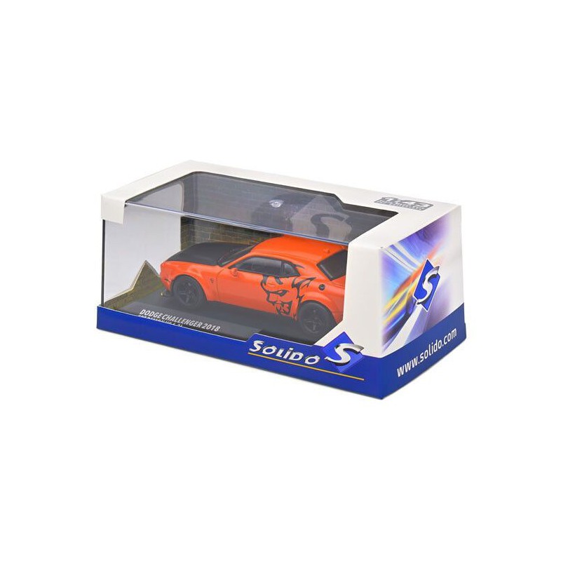 Dodge Challenger SRT Demon '18 (oranje) - 1:43 - Solido