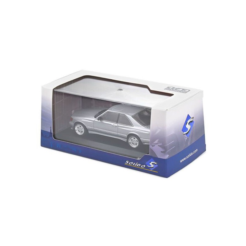 Mercedes Benz 560 SEC wide body (zilver) - 1:43 - Solido