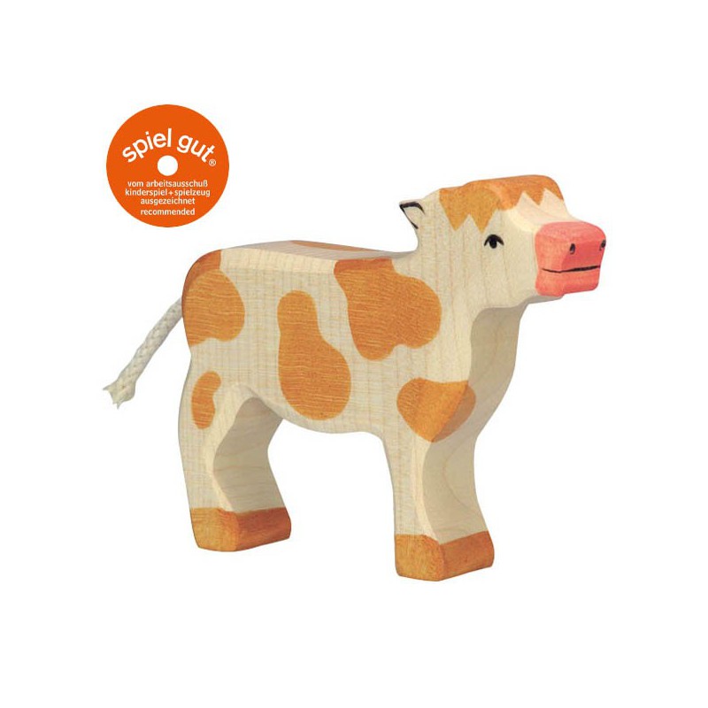 Holztiger - Kalf, staand, bruin