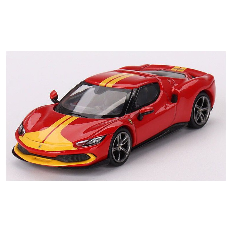 Ferrari 296 GTB Assetto Fiorano '23 (Rood),1:64, BBR Models