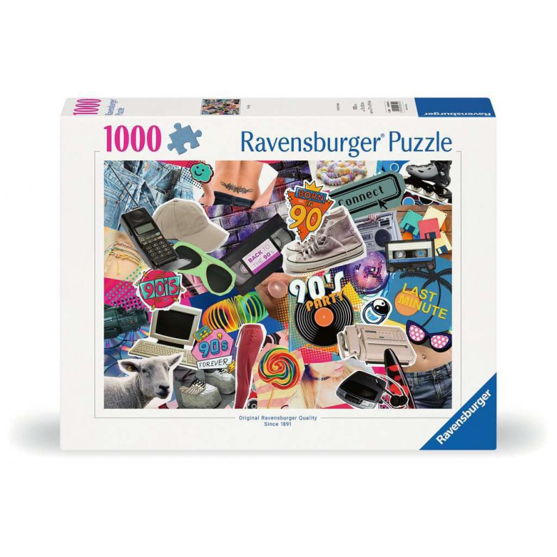 De jaren 90,  1000 stukjes Ravensburger
