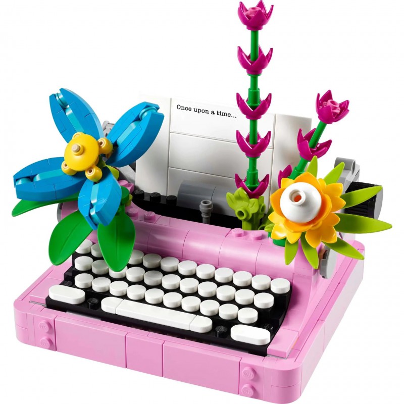 LEGO CREATOR - 31168 Typemachine met bloemen