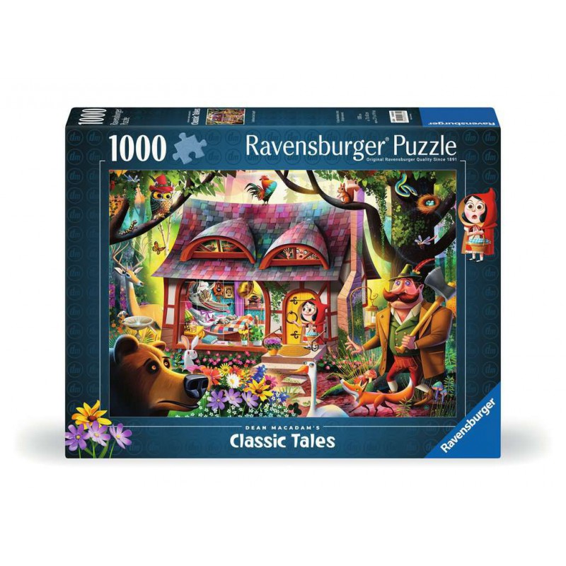 Roodkapje en de wolf, 1000 stukjes Ravensburger