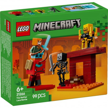 LEGO MINECRAFT - 21266 De lavastrijd in de Nether