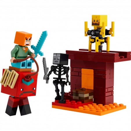 LEGO MINECRAFT - 21266 De lavastrijd in de Nether