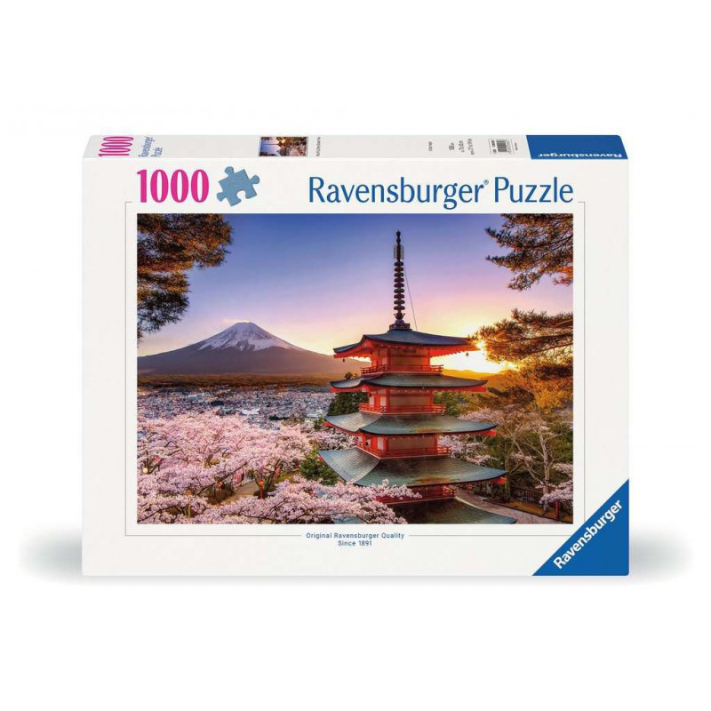 Kersenbloesem bij mount Fuji, 1000 stukjes Ravensburger