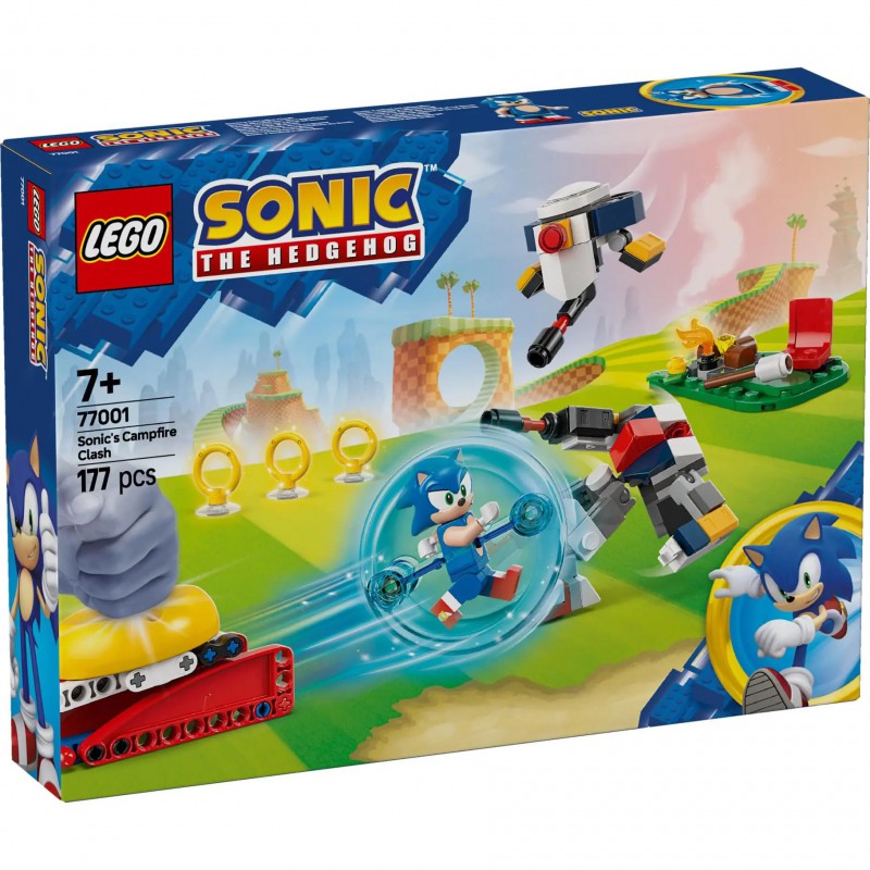 LEGO Sonic the Hedgehog - 77001 Sonics krachtmeting bij het kampvuur