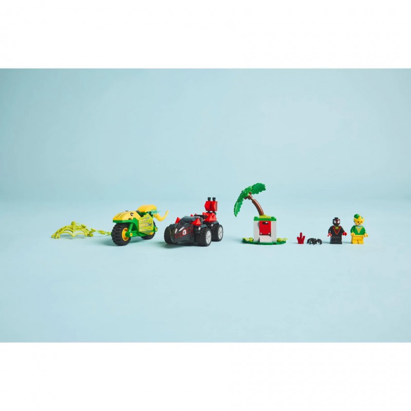 LEGO MARVEL - 11198 Spin en Electro achtervolging met dinosaurusvoertuigen