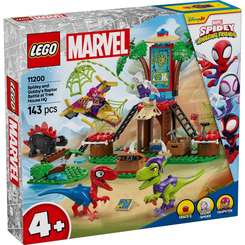 LEGO MARVEL - 11200 Spidey en Gobby's raptorstrijd bij de boomhut