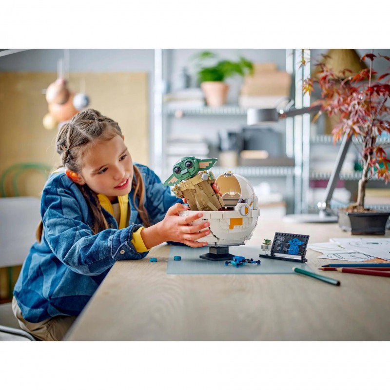 LEGO STAR WARS - 75403 Grogu met zweefkinderwagen