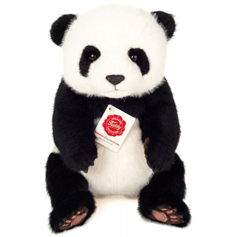 Hermann Teddy - Panda zittend 28 cm