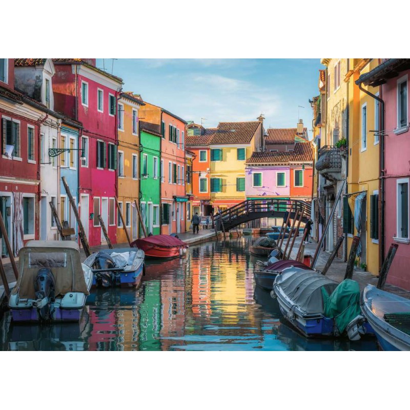 1000stukjes puzzel Ravensburger Burano, Italië