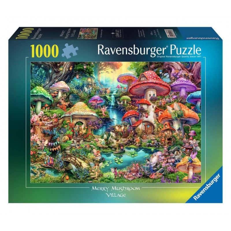 Merry mushroom village, 1000 stukjes Ravensburger